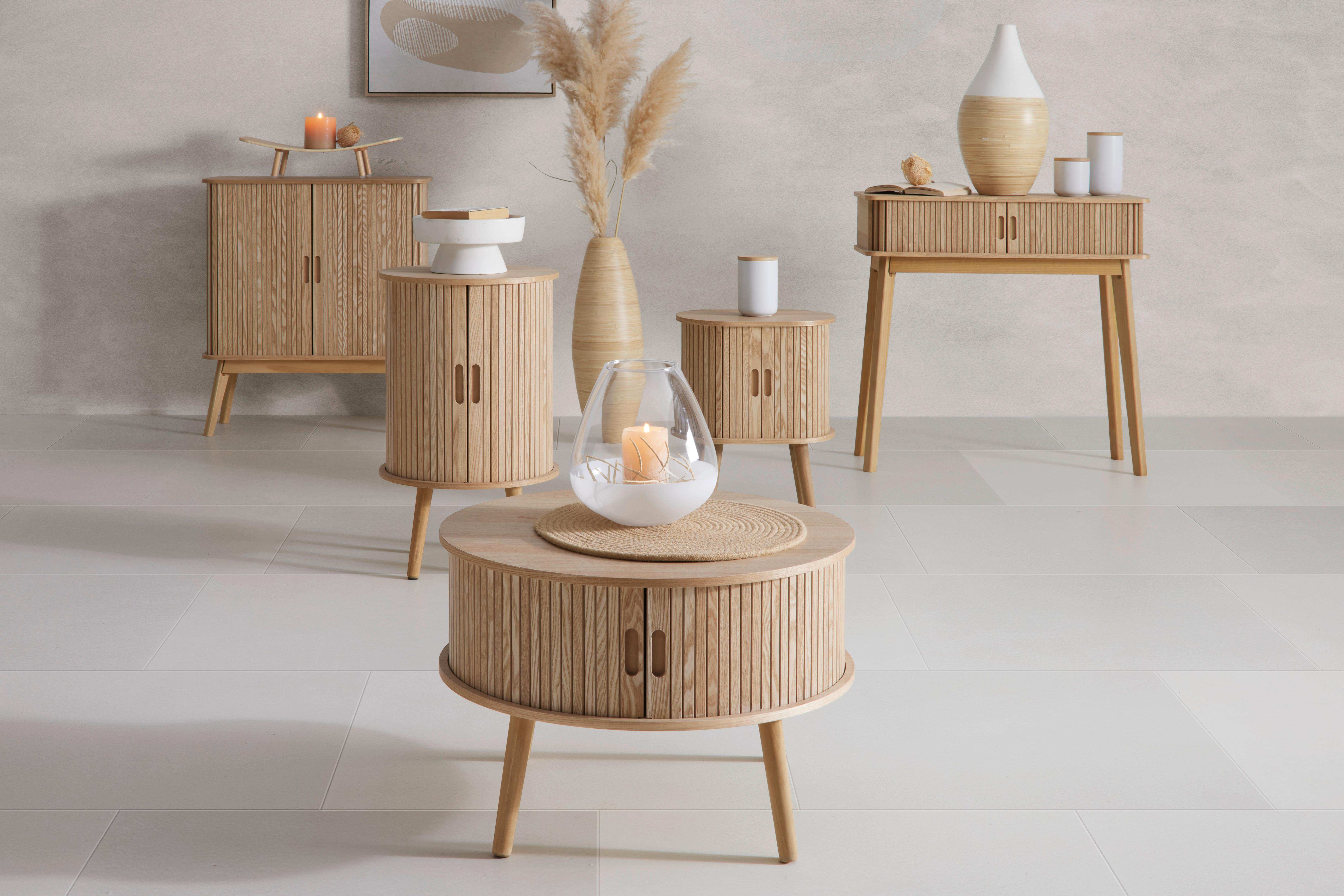 SOFFBORD SKANDY - naturfärgad, Modern, trämaterial/trä (60/40cm) - Premium Living