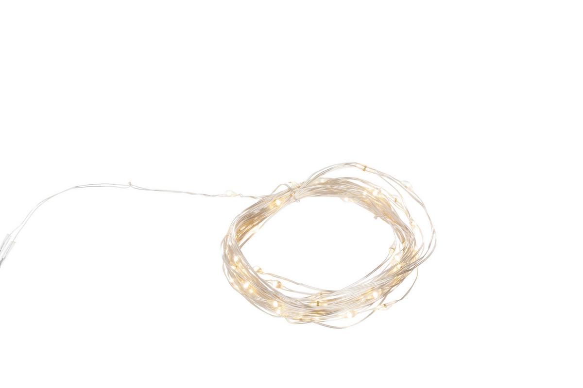 Svjetlosna Girlanda Luna - srebrne boje/zlatne boje, metal/plastika (500cm) - Mömax