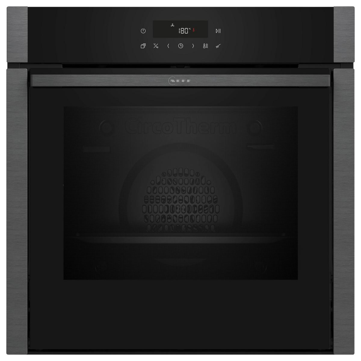 Backofenset 3MIOSH80VM Graphitfarben - Graphitfarben, MODERN, Glas/Metall (59,4/59,5/54,8cm) - Neff