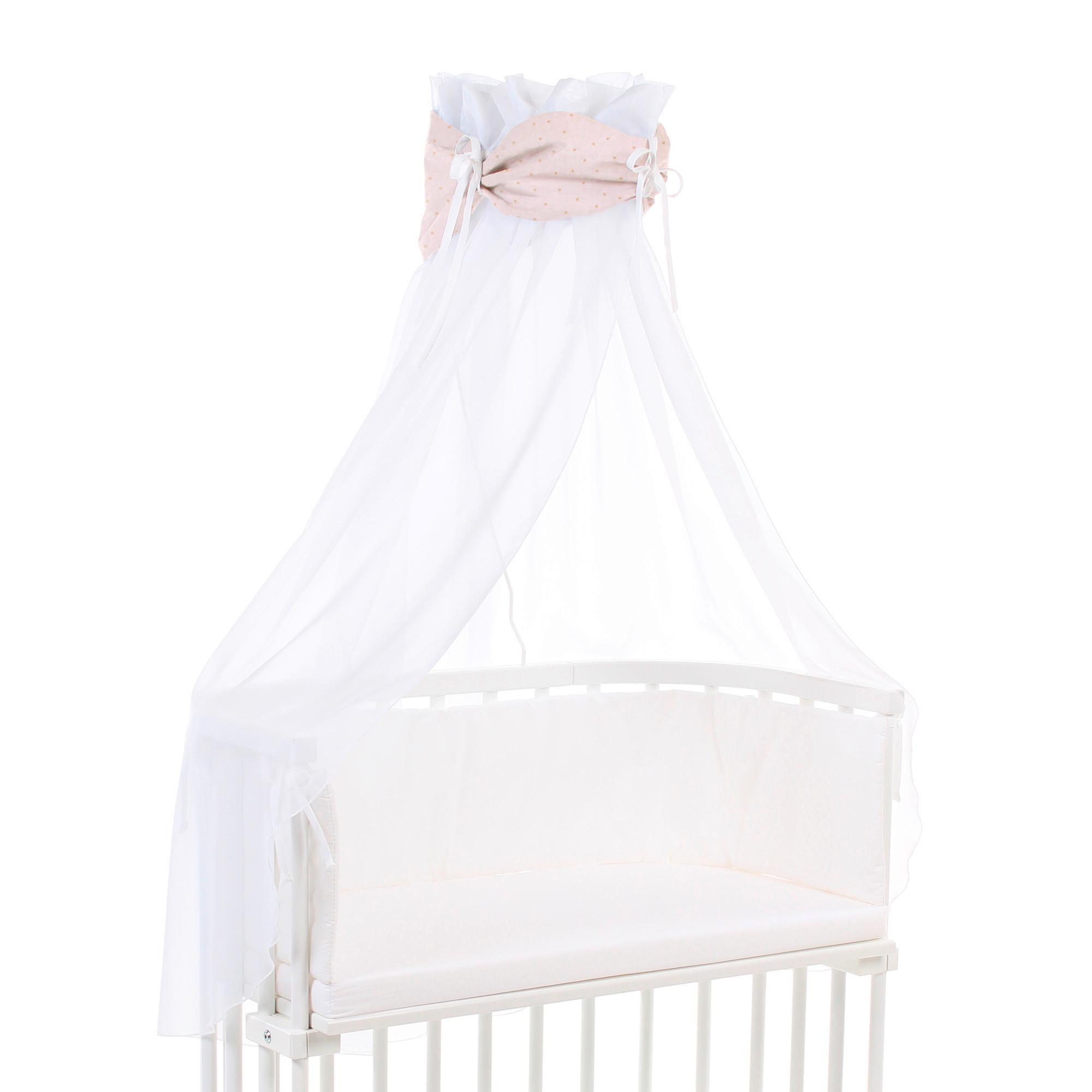 BALDACHIM ORGANIC COTTON ROYAL - beżowy, Basics, tkanina (200/135/0,1cm) - Babybay