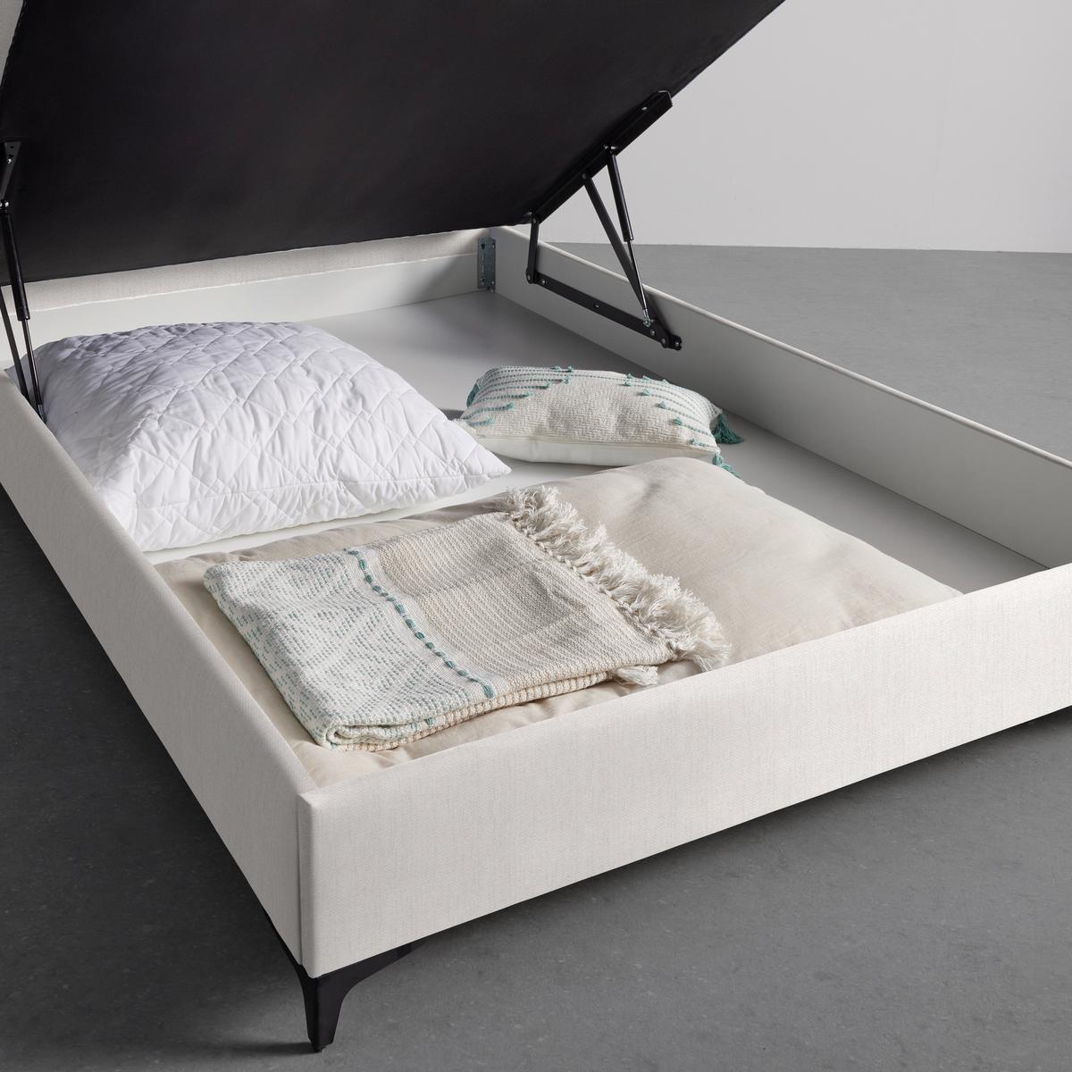 Box Krevet Jerry - crna/ecru, Konvencionalno, tekstil (100/200cm) - Modern Living