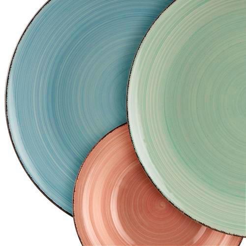 Serviciu de masă Verona - albastru/verde mentă, Lifestyle, ceramică (28,5/30,2/23cm) - Modern Living