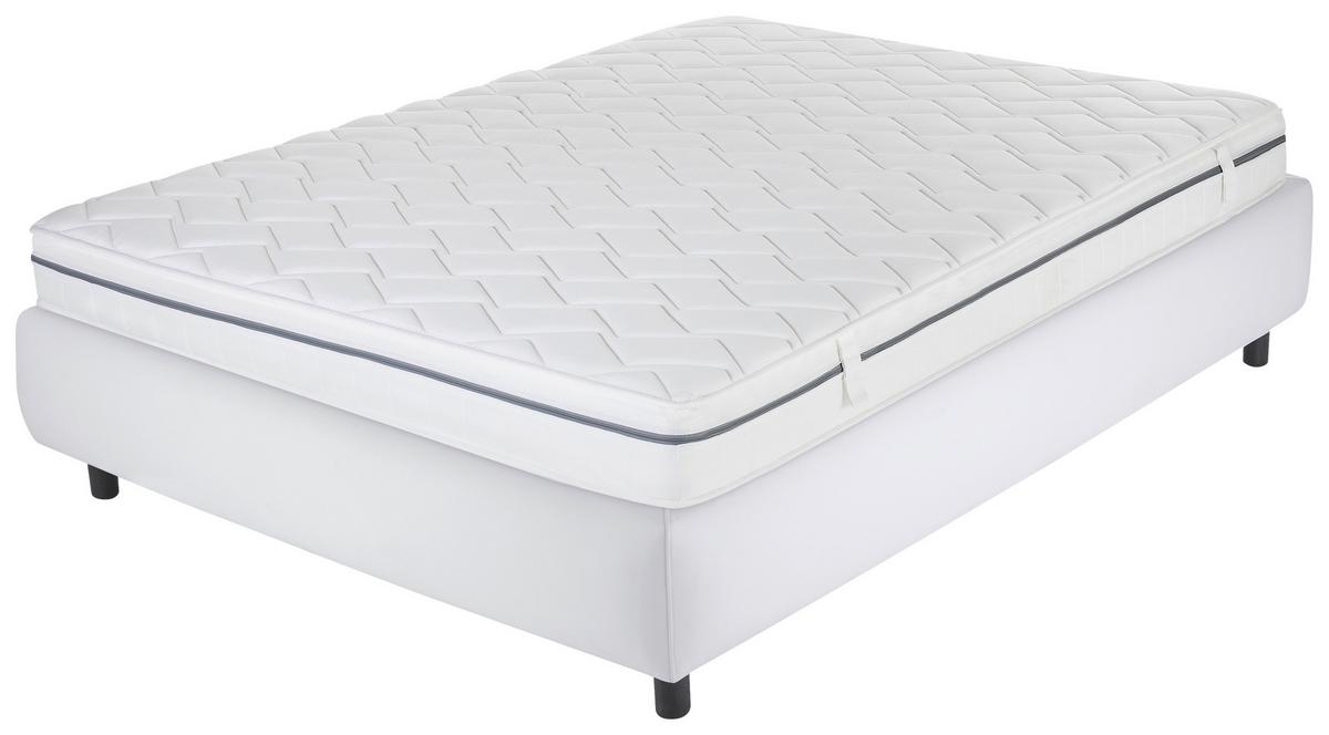 Kaltschaummatratze Air Deluxe H2/3 ca. 140x200cm - Weiß, Basics, Textil (140/200cm) - MID.YOU