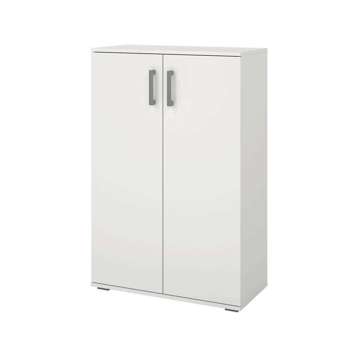 Schuhschrank Jimmy II Weiß - Weiß, KONVENTIONELL, Holzwerkstoff/Kunststoff (70/106/33,4cm) - Mömax