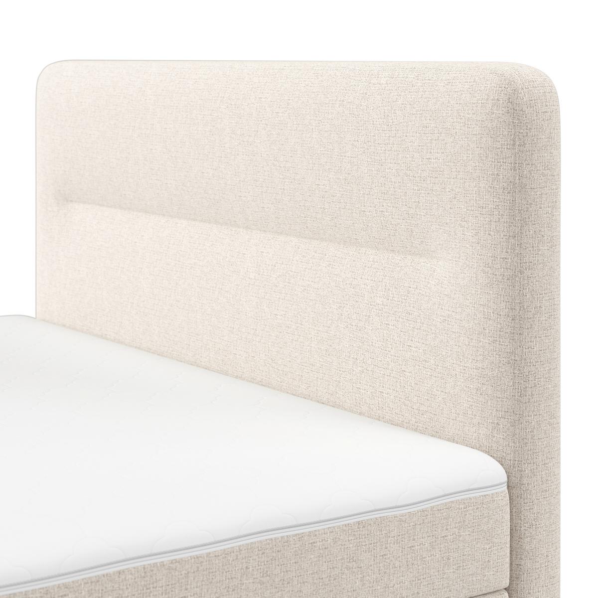 Pat boxspring Marco Beige, cca. 140x200 cm - crem, Modern, lemn/textil (140/200cm) - Bessagi Home