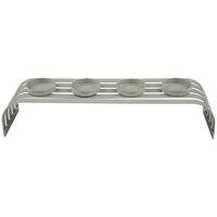 Kerzenhalter Delia in Salbeigrün - Salbeigrün, Metall (55,5/15cm) - Visiona