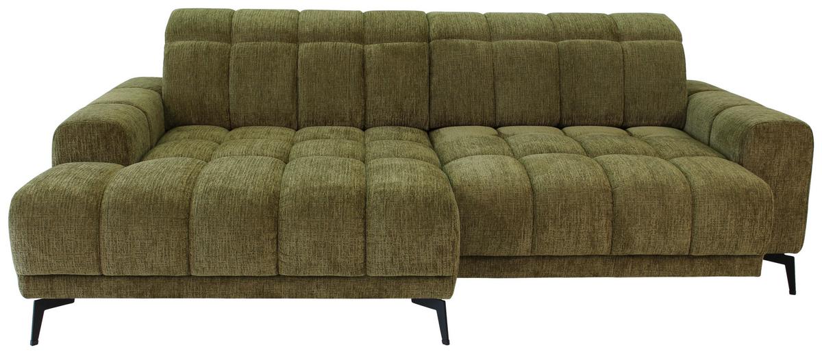 Kutna Garnitura Laya - zelena, Moderno, tekstil (155/250cm) - Premium Living