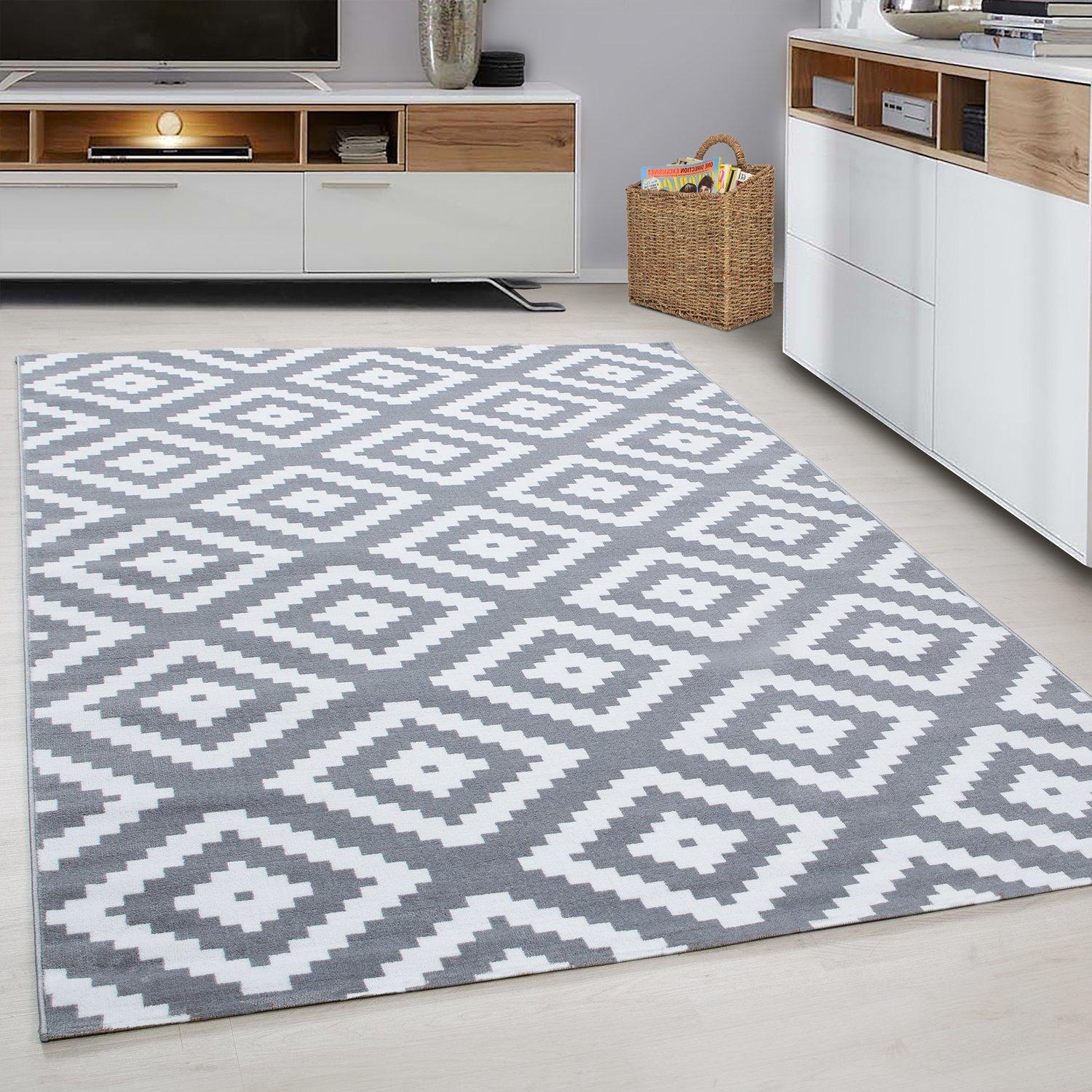 Webteppich Plus Grey Grau ca. 80x300cm - Grau, KONVENTIONELL, Textil (80/300cm) - Novel