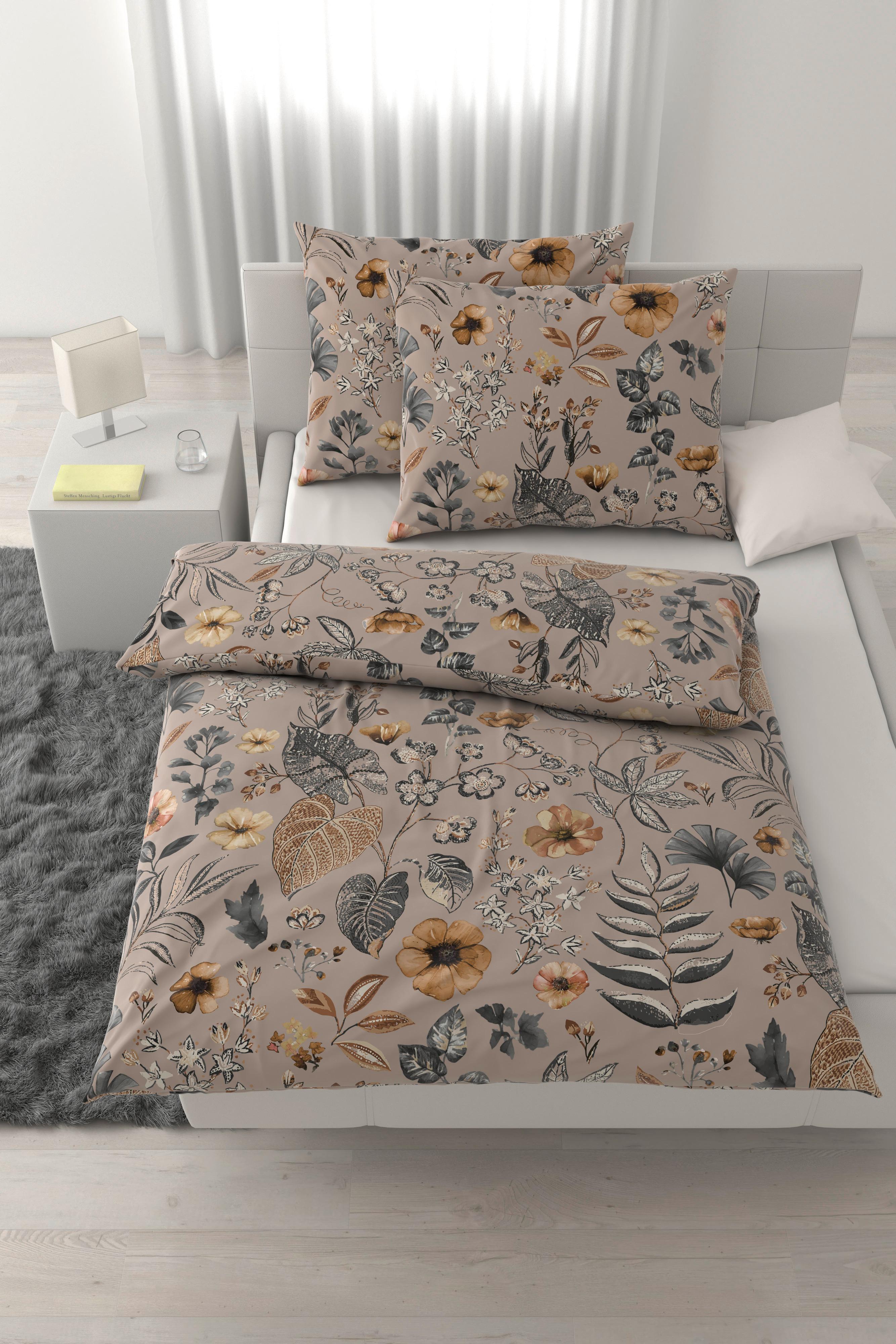 Bettwäsche Patlas XXL Beige ca. 200x220cm - Beige, MODERN, Textil (200/220cm) - Mömax