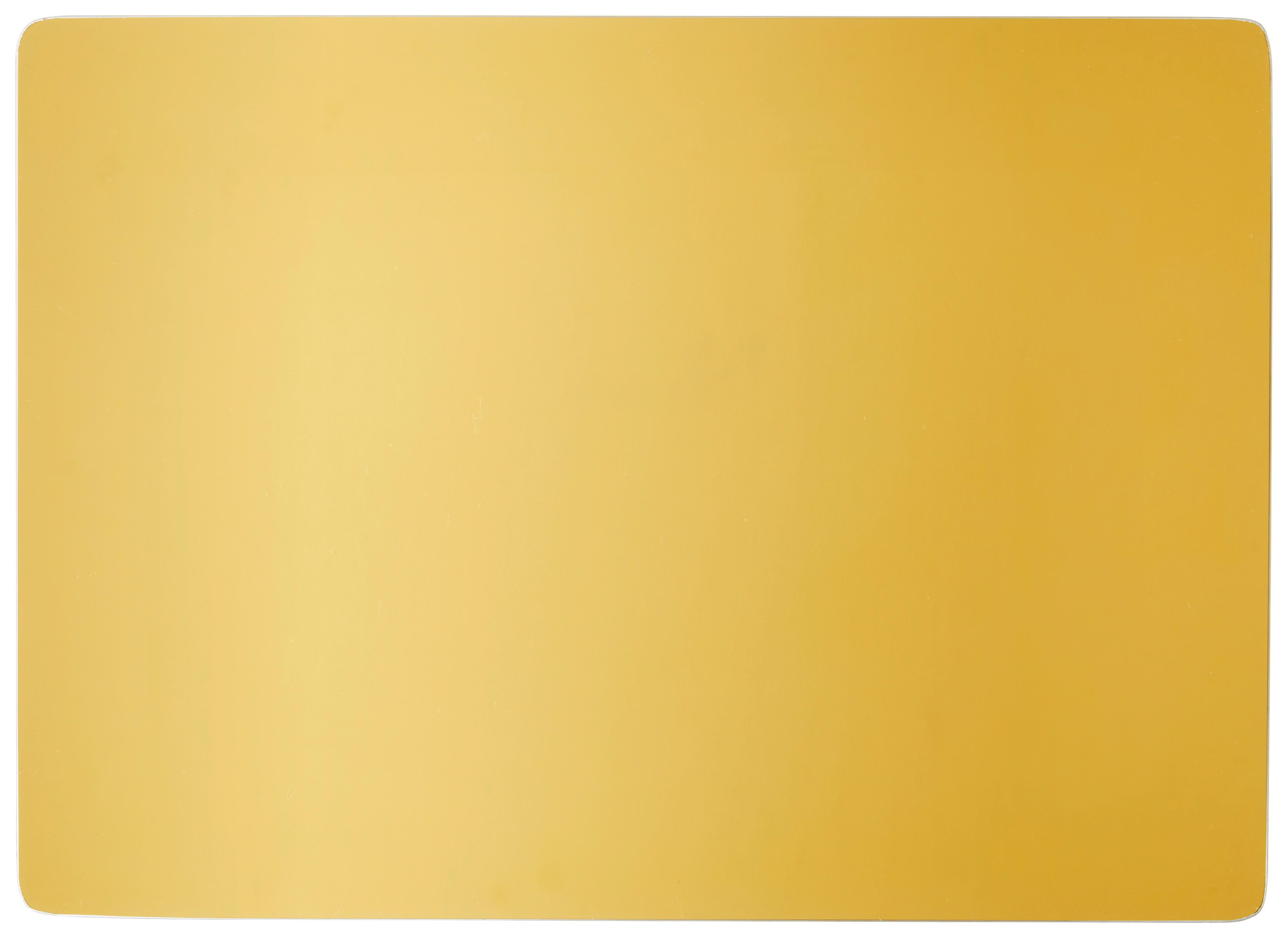 Étkezőalátét Mirror - aranyszínű, Üveg (33/46cm)