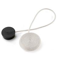 Függönyelkötő Jan - fekete/fehér, textil (38cm) - Modern Living