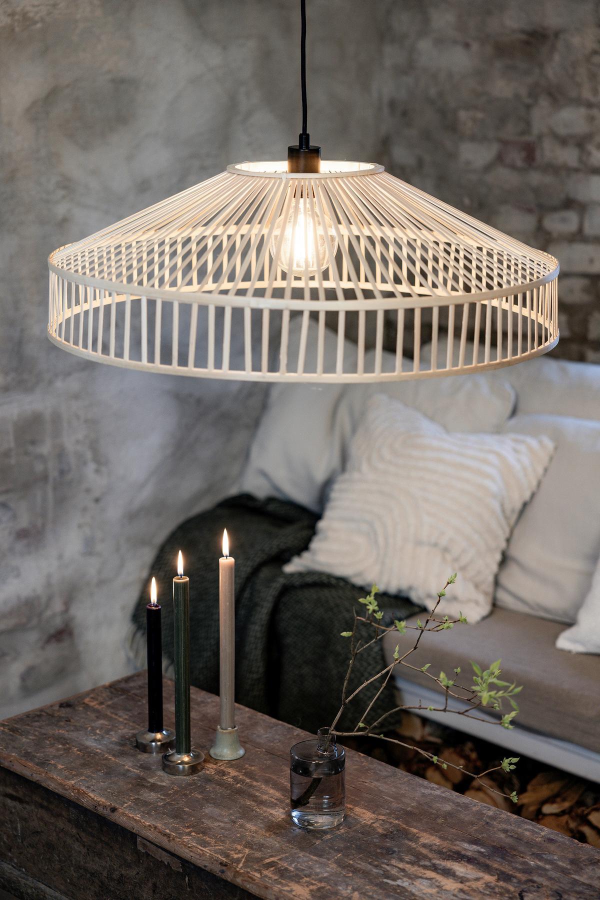 Pendelleuchte Tapa max. 40 Watt - Naturfarben, Basics (70/70/23cm) - Markslöjd