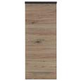 Oberschrank Eiche/Anthrazit - Chromfarben/Eichefarben, MODERN, Holzwerkstoff/Metall (30/75/21cm)