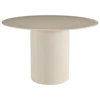 Jedilna Miza Tivoli, Bež, Ø 120 - bež, Moderno, steklo/leseni material (120/75cm) - MID.YOU