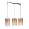 HÄNGLAMPA STAB - bärnstensfärgad/champagne, Modern, metall/glas (81/20/150cm)