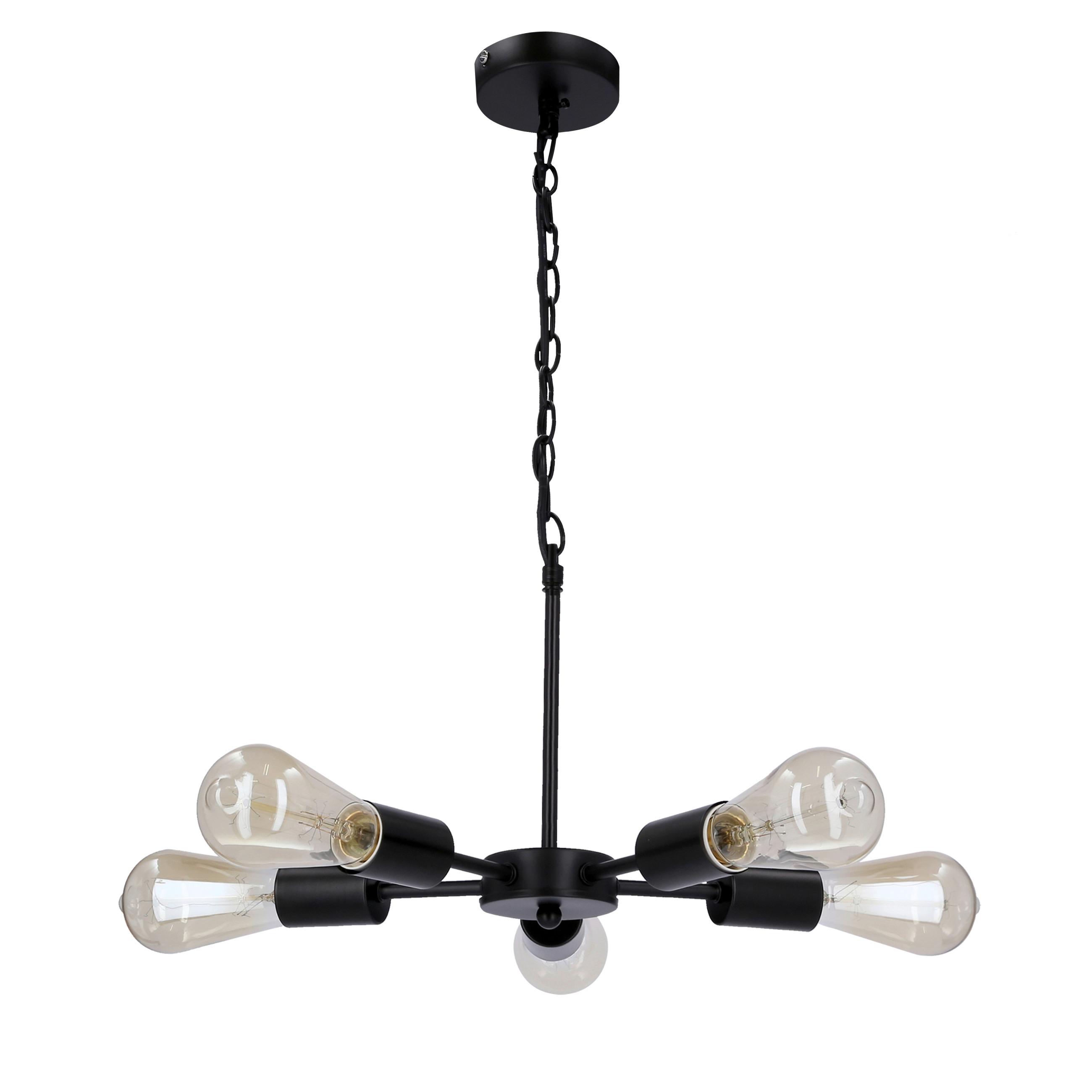 Svjetiljka Viseća 35-09388 Sparta - crna, Design, metal (36/36/105cm)