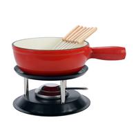 FONDUESET FONDUE SET - Rot, Metall (31/21/18cm)