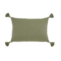 Díszpárna Frieda Kb. 40/60cm - olívazöld, Modern, textil (40/60cm) - Modern Living