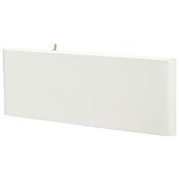 Stenska Led-svetilka Siegfried, S Sijalko - bela/opal, Design, kovina/umetna masa (22,5/3,5/8cm) - Globo