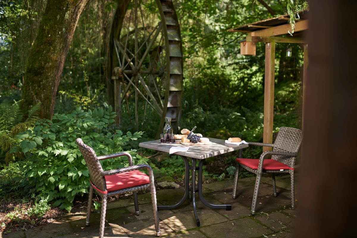 Vrtna Zložljiva Miza Acamp, Siva - siva/antracit, Basics, kovina/leseni material (80/80/72cm) - Gardenson