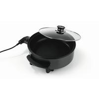 PATELNIA ELEKTRYCZNA 16389 - czarny, Basics, tworzywo sztuczne/metal (34/32/18cm) - GOURMETMAXX