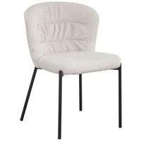 Stuhl Emily Beige - Beige/Schwarz, Lifestyle, Holz/Textil (55/79/59cm) - Mömax