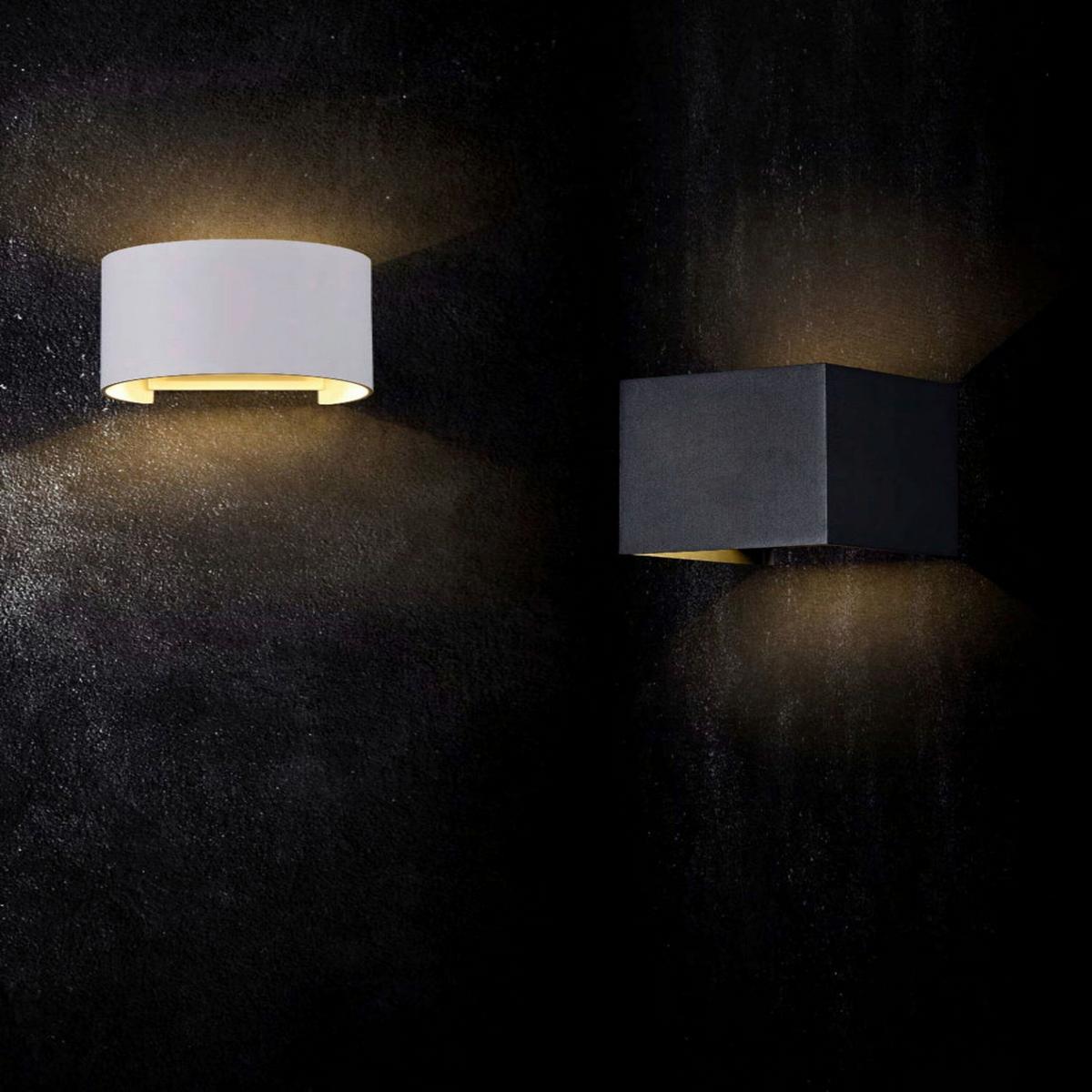 AUSSENWANDLEUCHTE FULTON - Schwarz, Basics, Metall (10/10/10cm) - MAYTONI