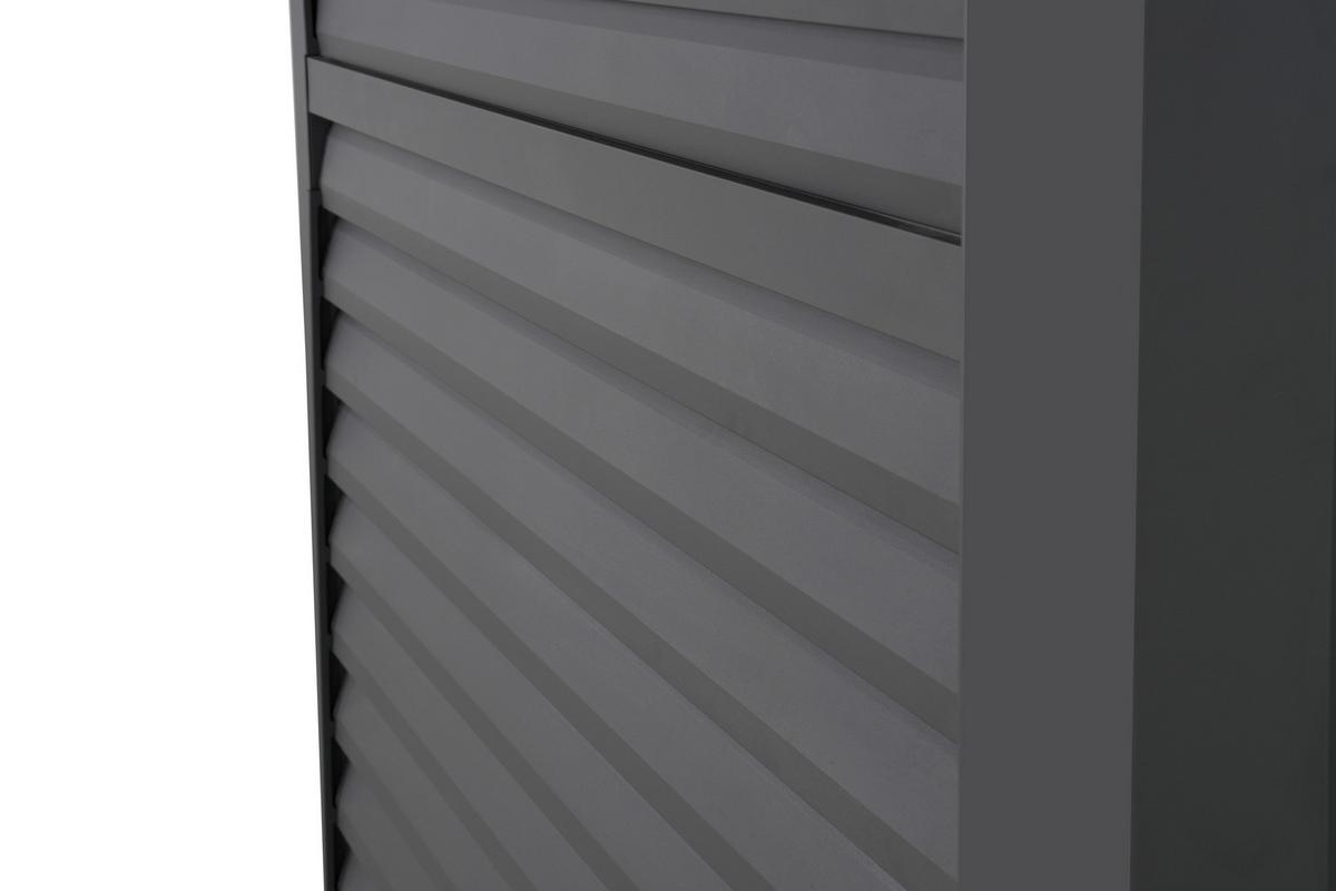 Stranski Del Za Pergolo Classic, Antracit, 113x240cm - antracit, Moderno, kovina (113/240/10cm) - Gardenson
