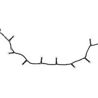 Lichterkette Nip Dunkelgrün max. 4,3 Watt - Dunkelgrün, Romantik / Landhaus, Kunststoff (1195cm) - Modern Living