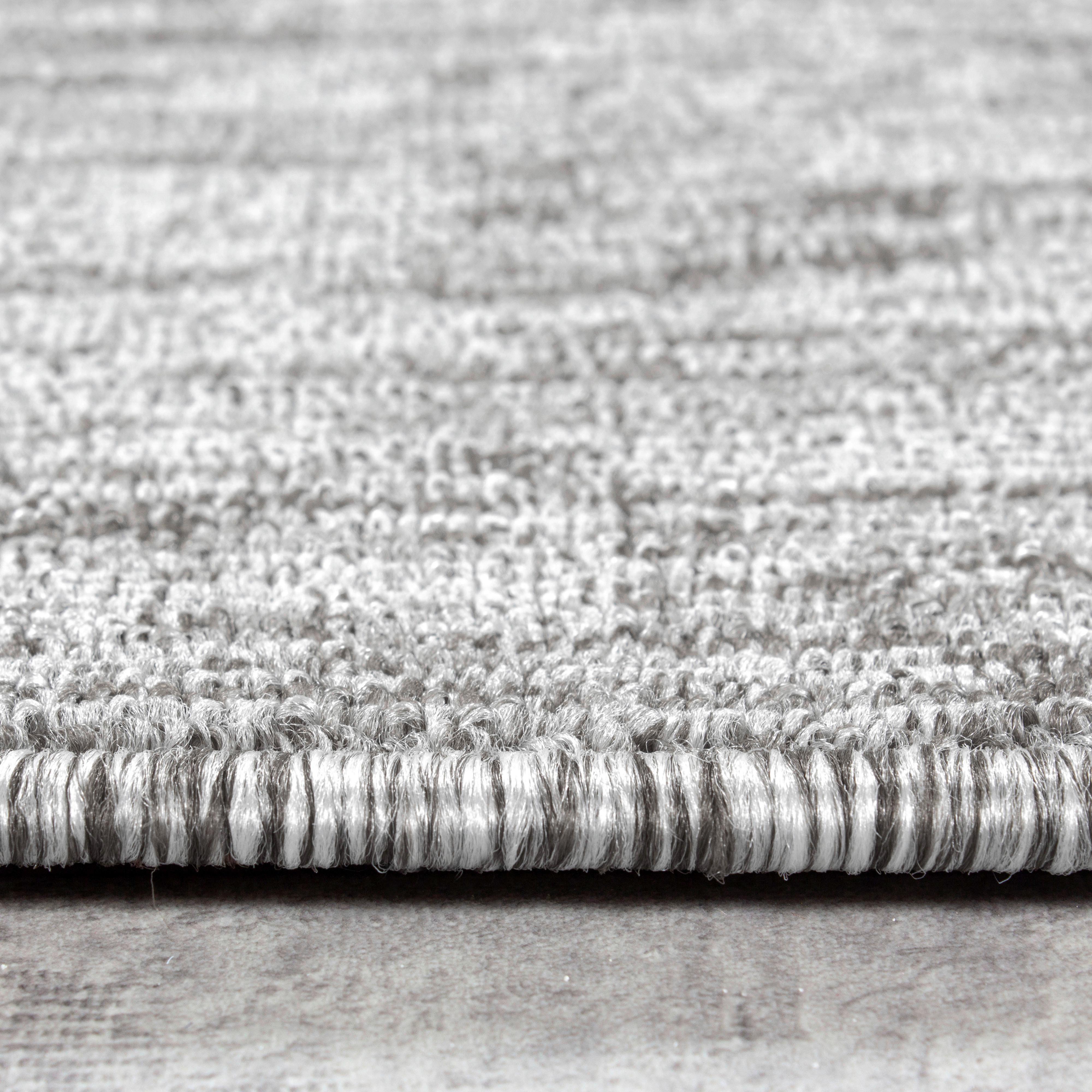 Läufer Nizza Hellgrau ca. 80x250cm - Hellgrau, KONVENTIONELL, Textil (80/250cm)
