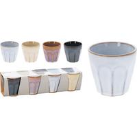 Kávésbögrekészlet Coffee - többszínű, kerámia (6,5/6cm)