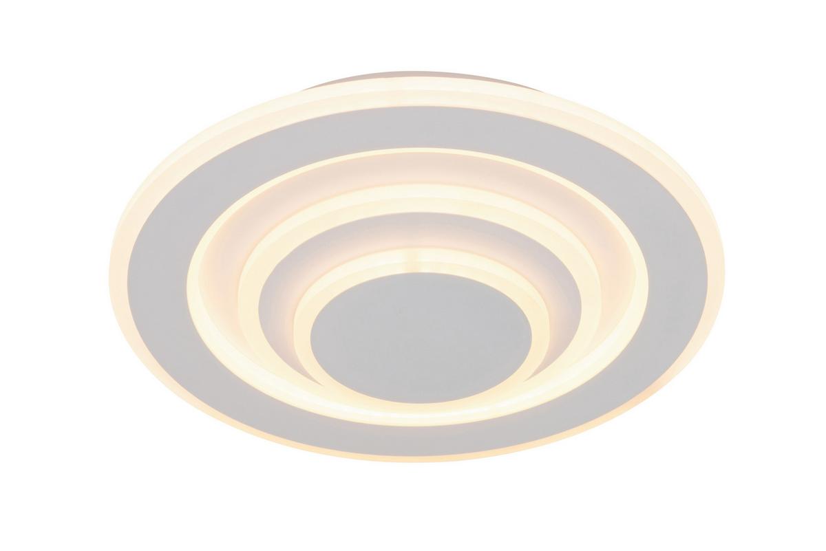 LAMPA SUFITOWA LED LEEDS *SBN* - biały, Basics, tworzywo sztuczne/metal (30/6,5cm) - Novel