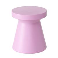 STOLIK BOCZNY 2057406 - RETRO - jaskrawy róż, Basics, tworzywo sztuczne/ceramika (35/39,5cm) - Boltze Home