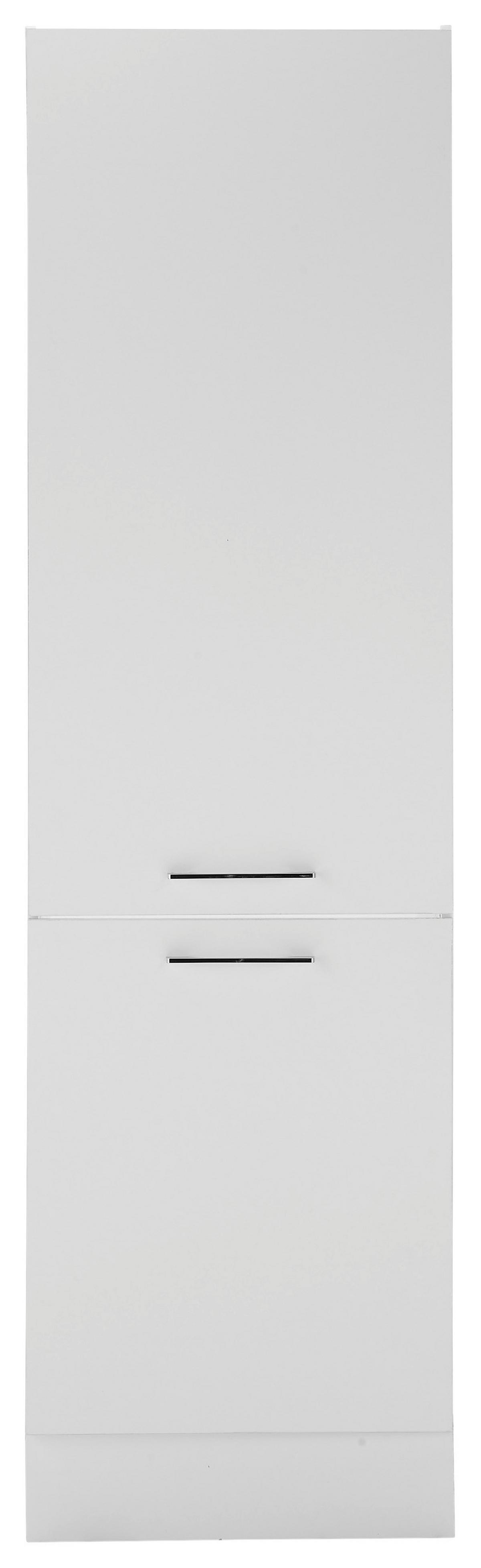 Szekrény Beépíthető Gépekhez Turin Ks 60 White - krómszínű/fehér, Trend, faalapú anyag/fém (60/211/57cm) - MID.YOU