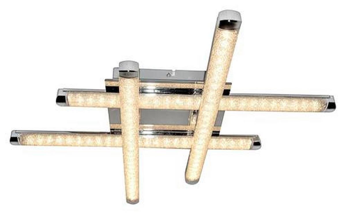 LAMPA SUFITOWA LED GIGA III *SBN* - przejrzysty, Konventionell, tworzywo sztuczne/metal (50,5/50,5/7cm) - Novel