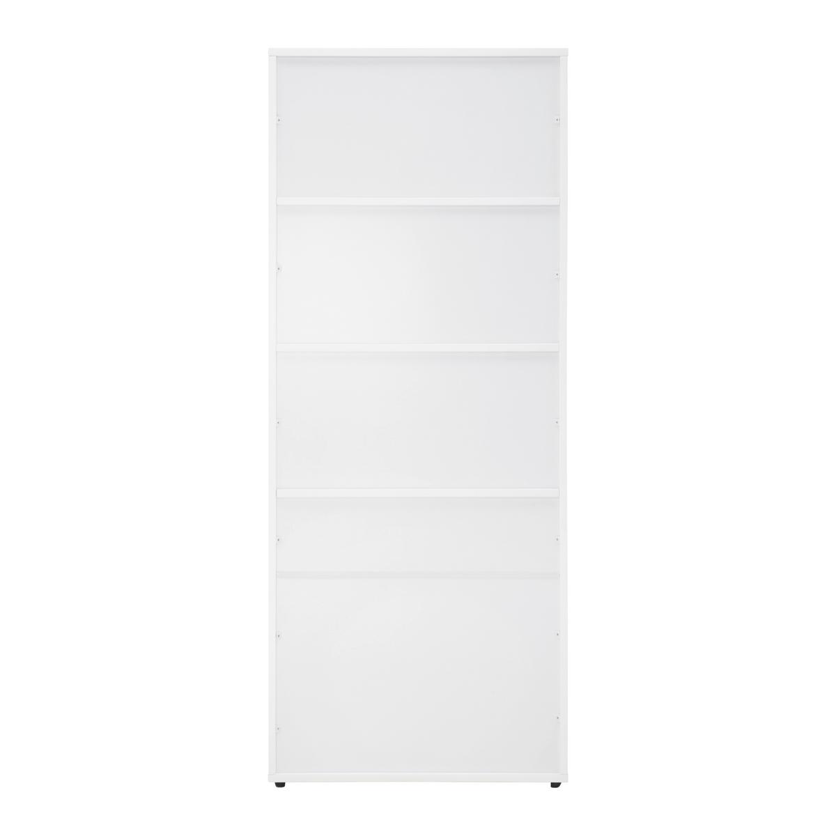 REGAL in weiß "Mick" - Weiss/Schwarz, Modern, Kunststoff/Textil (60/148,5/40cm) - Bessagi Home