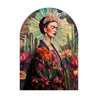 Glasbild Multicolor ca. 70x100cm - Multicolor, Basics, Glas/Papier (70/100cm)