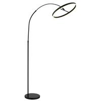 Led Podna Svjetiljka Jerrold - bijela/crna, Design, kamen/metal (15/107cm) - Globo