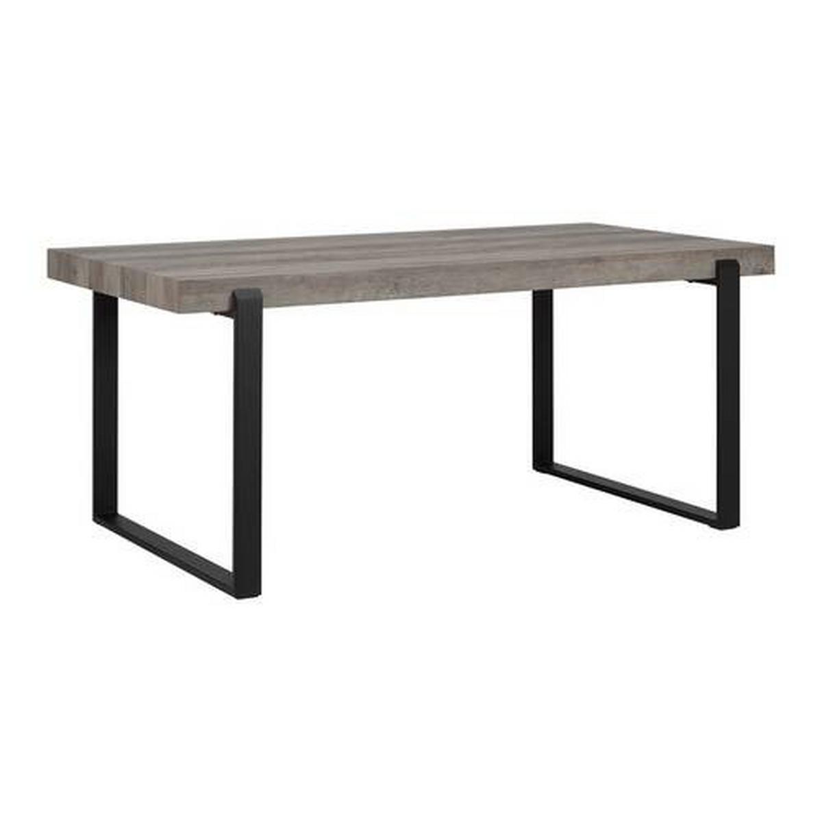 STÓŁ DO JADALNI MILA - kolor dębowy/czarny, Modern, metal (180/90/76cm) - Bessagi Home