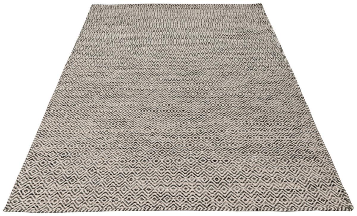 Flachwebeteppich My Jaipur - Graphitfarben, Natur, Textil (160/230cm)