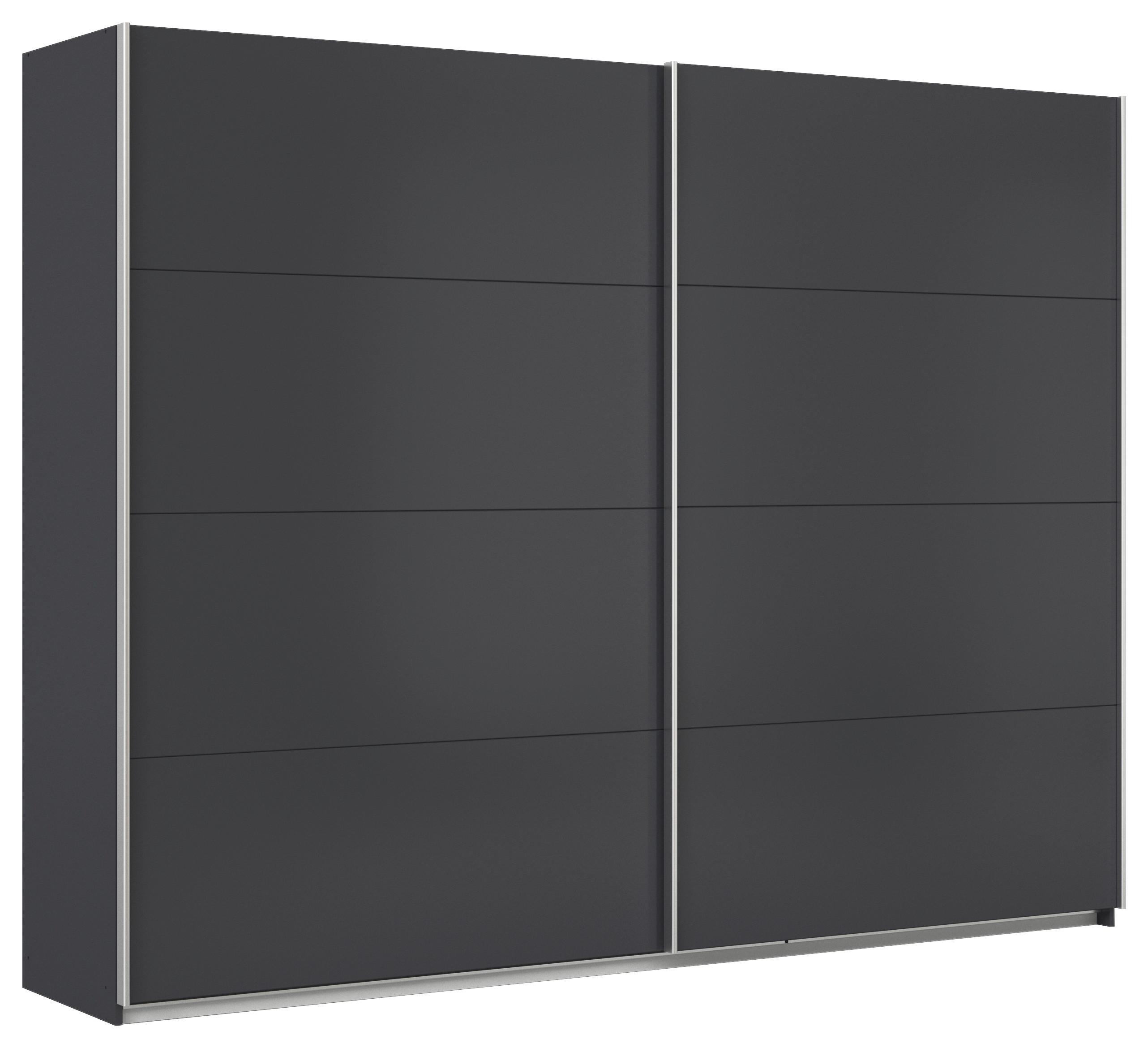 Ormar S Kliznim Vratima Feldkirch - antracit/boje aluminija, Moderno, drvni materijal/metal (271/210/62cm)