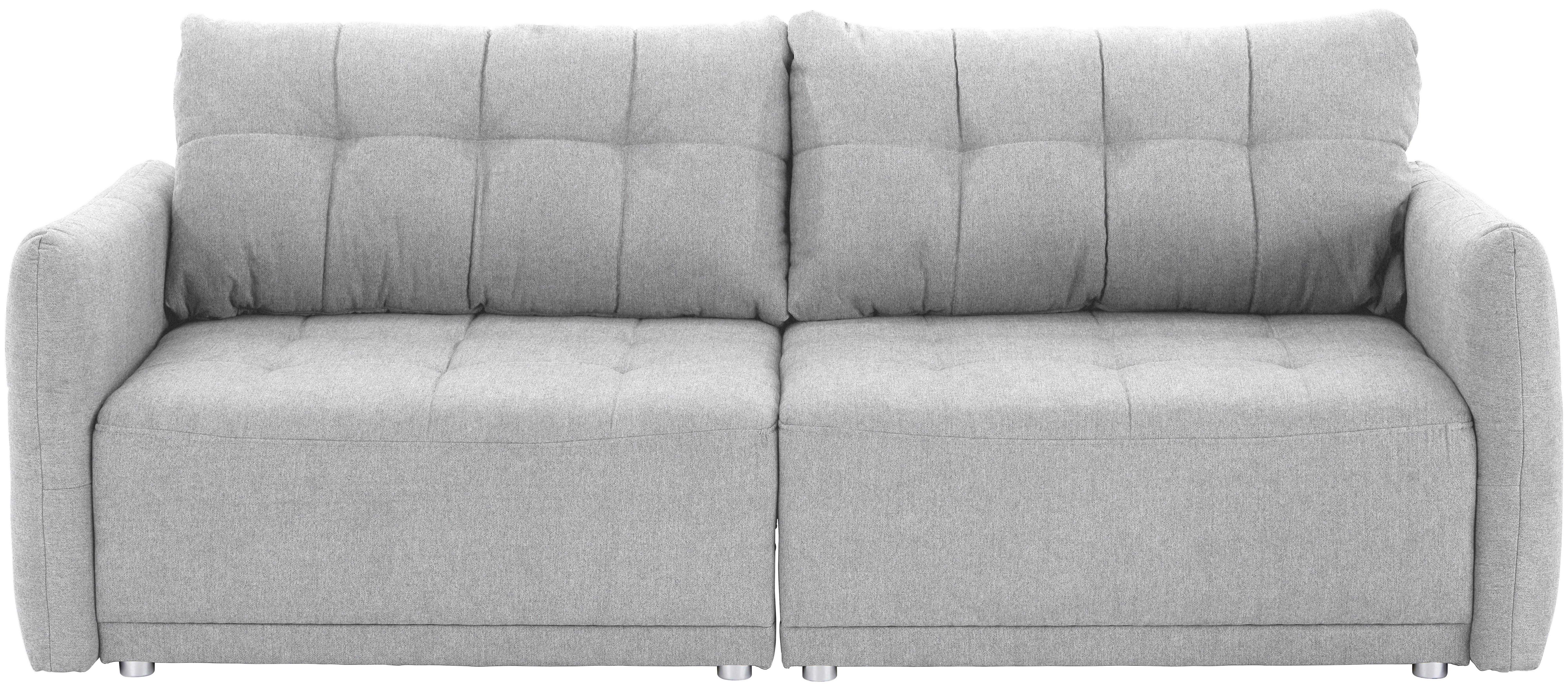 Kanapéágy Modena - világosszürke, Natur, textil (223/92/107cm) - Mömax
