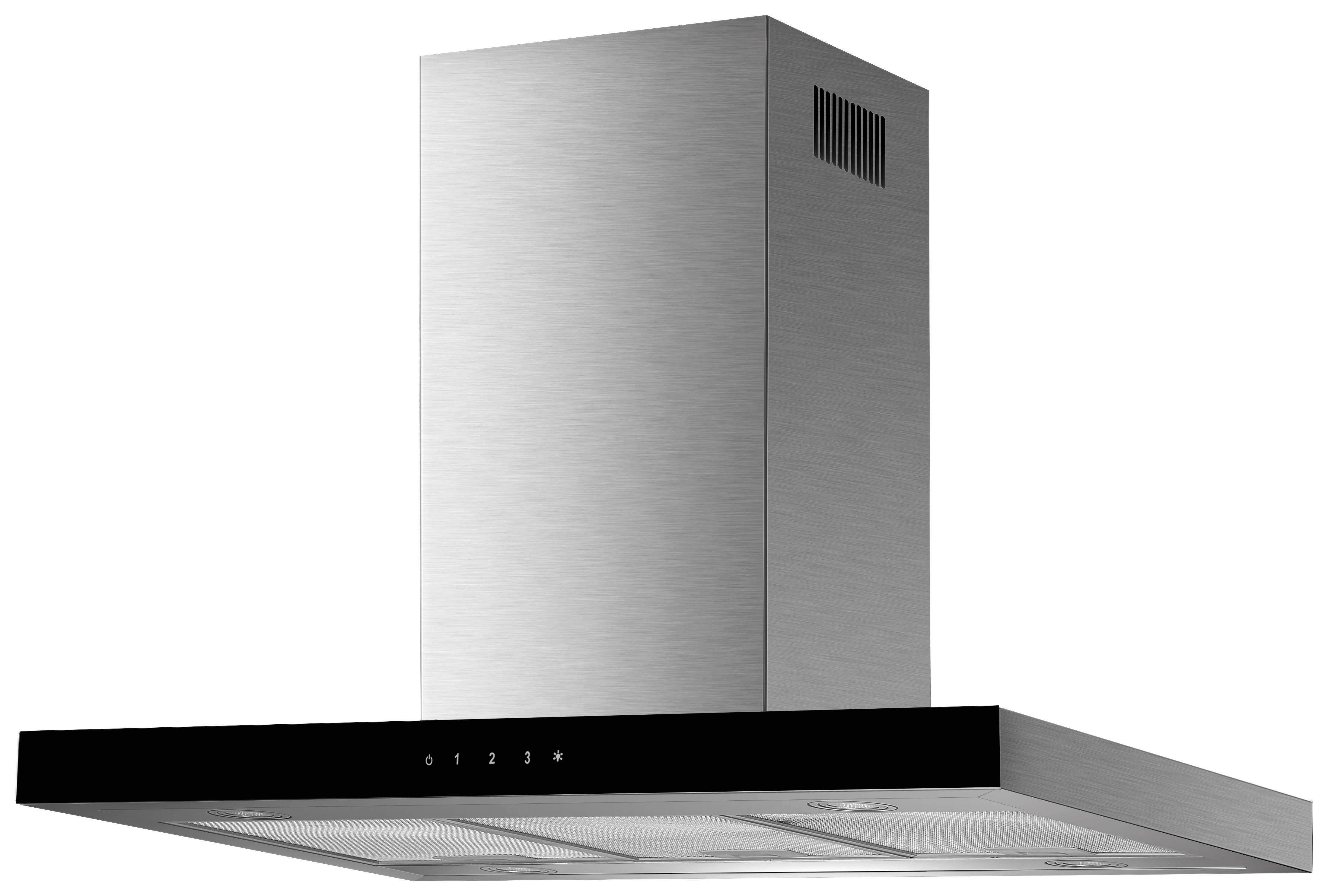 Inselküche in Weiss mit E-Geräten 'Premium' - Weiß, MODERN, Holzwerkstoff/Metall (280/160cm) - Respekta