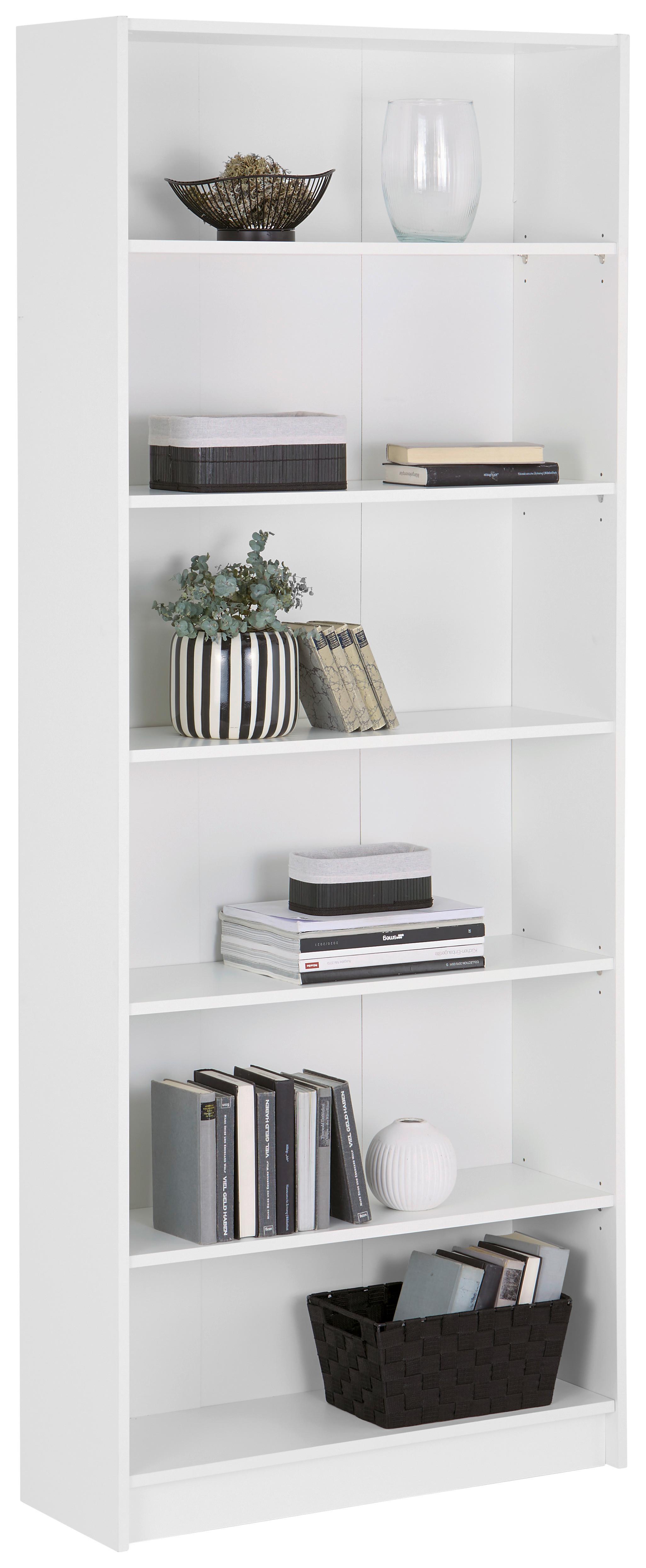 Etajeră DALI - alb, Modern, material pe bază de lemn (80/202/28cm) - Modern Living