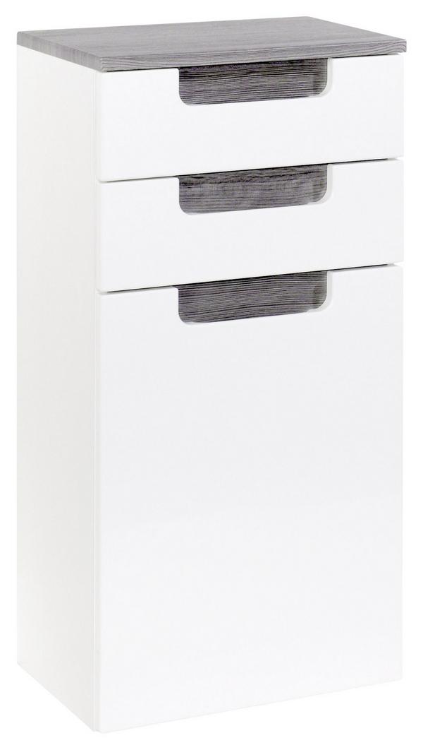 Unterschrank in Weiß Silbereiche online bestellen