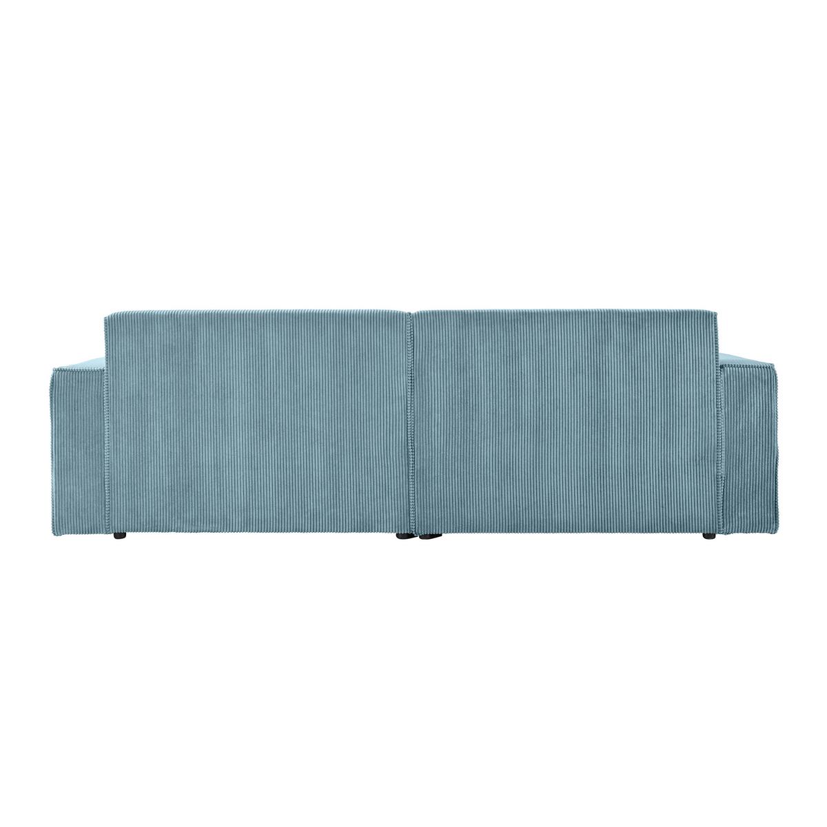 Wohnlandschaft Loft in Türkis - Türkis/Schwarz, MODERN, Kunststoff/Textil (172/75/265cm) - Mömax