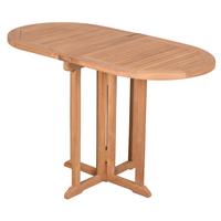 Balkontisch Woodie Teak - Basics, Holz (120/60/75cm) - Gardenson