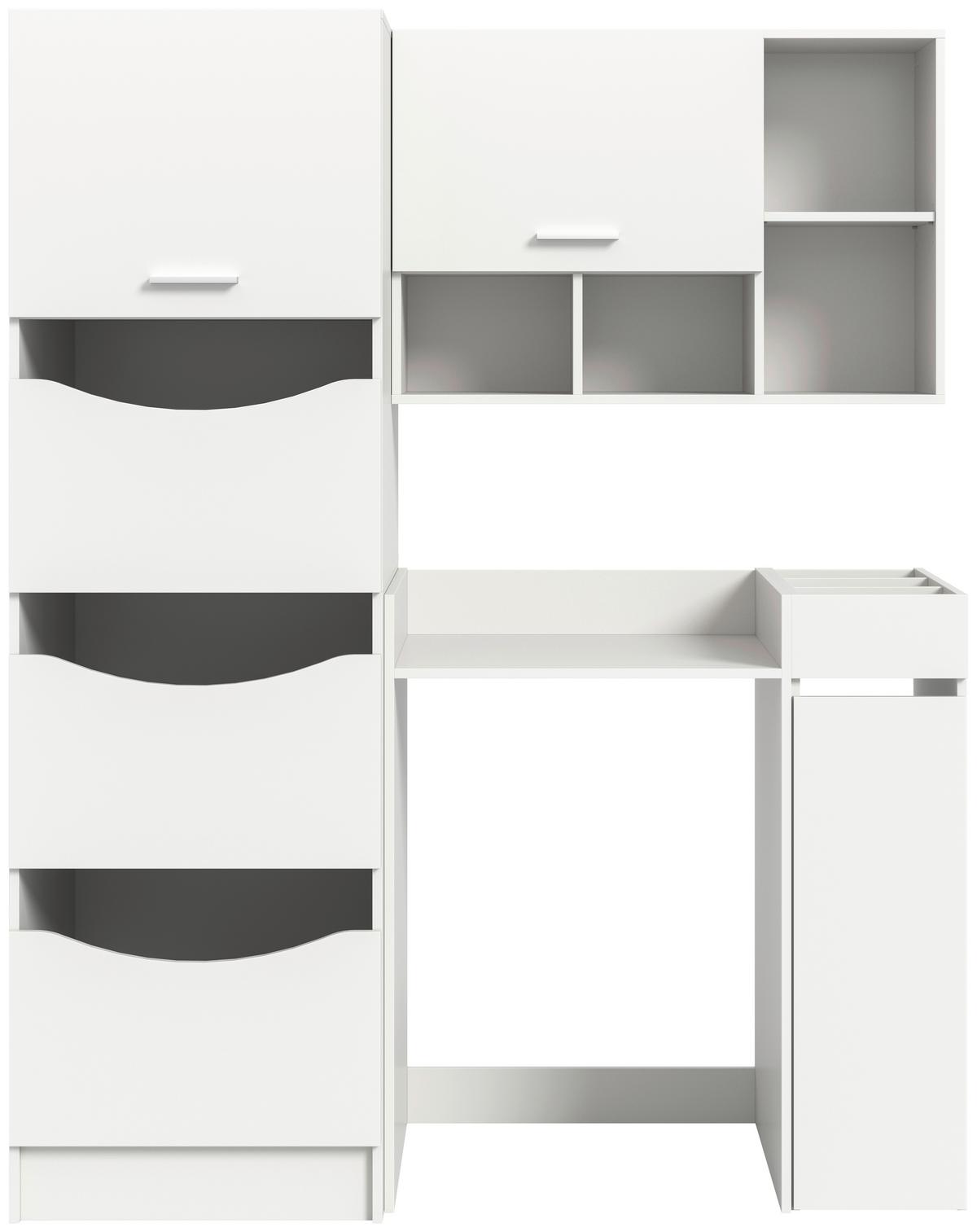 Hauswirtschaftsraum Free Weiß - Weiß, Basics, Holzwerkstoff (145/195/62cm) - MID.YOU