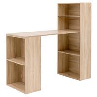 Computertisch ca. 120x53x120 cm Eichefarben - Sonoma Eiche, KONVENTIONELL, Holzwerkstoff (120/53/120cm) - MID.YOU