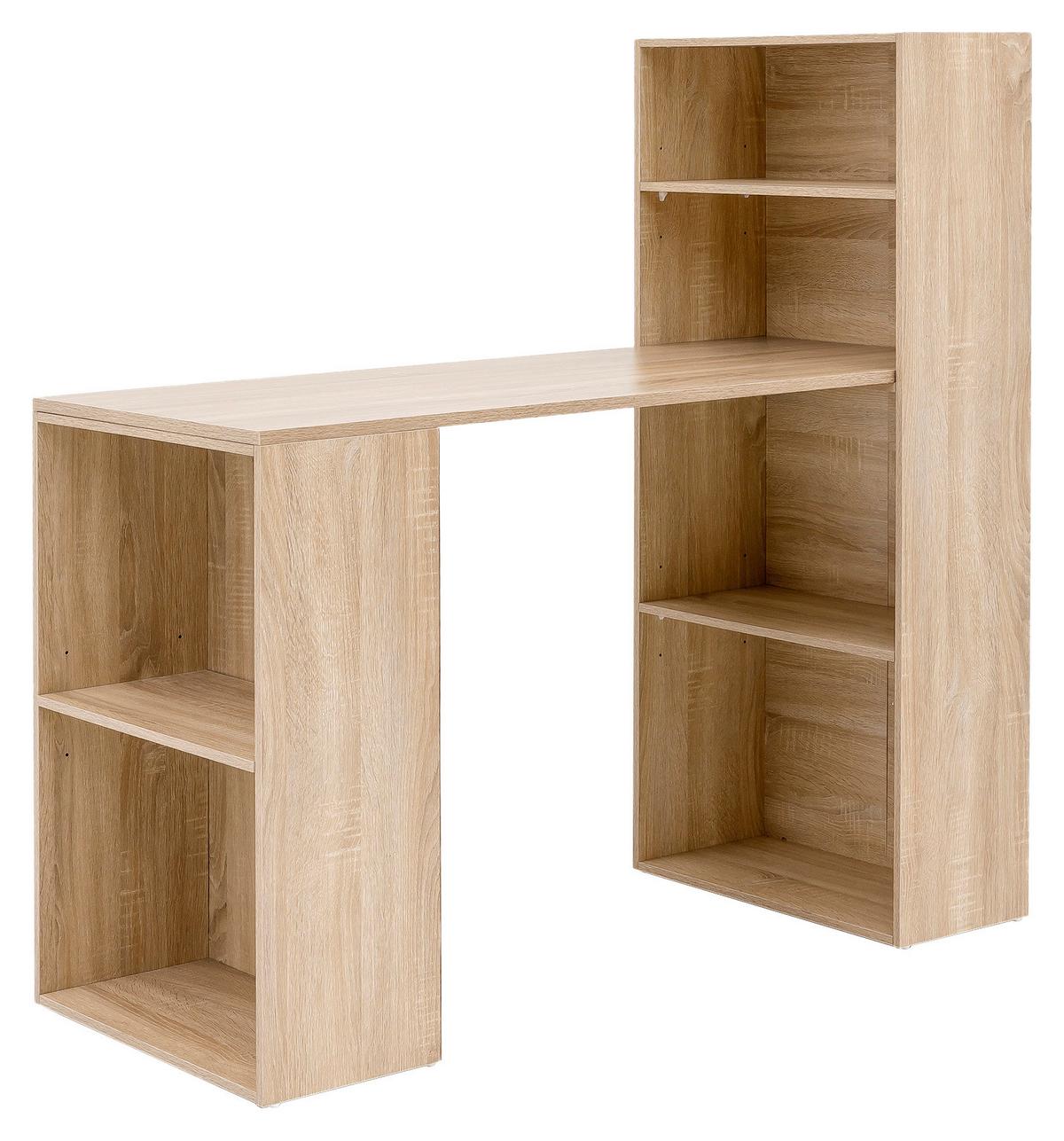 Computertisch ca. 120x53x120 cm Eichefarben - Sonoma Eiche, KONVENTIONELL, Holzwerkstoff (120/53/120cm) - MID.YOU